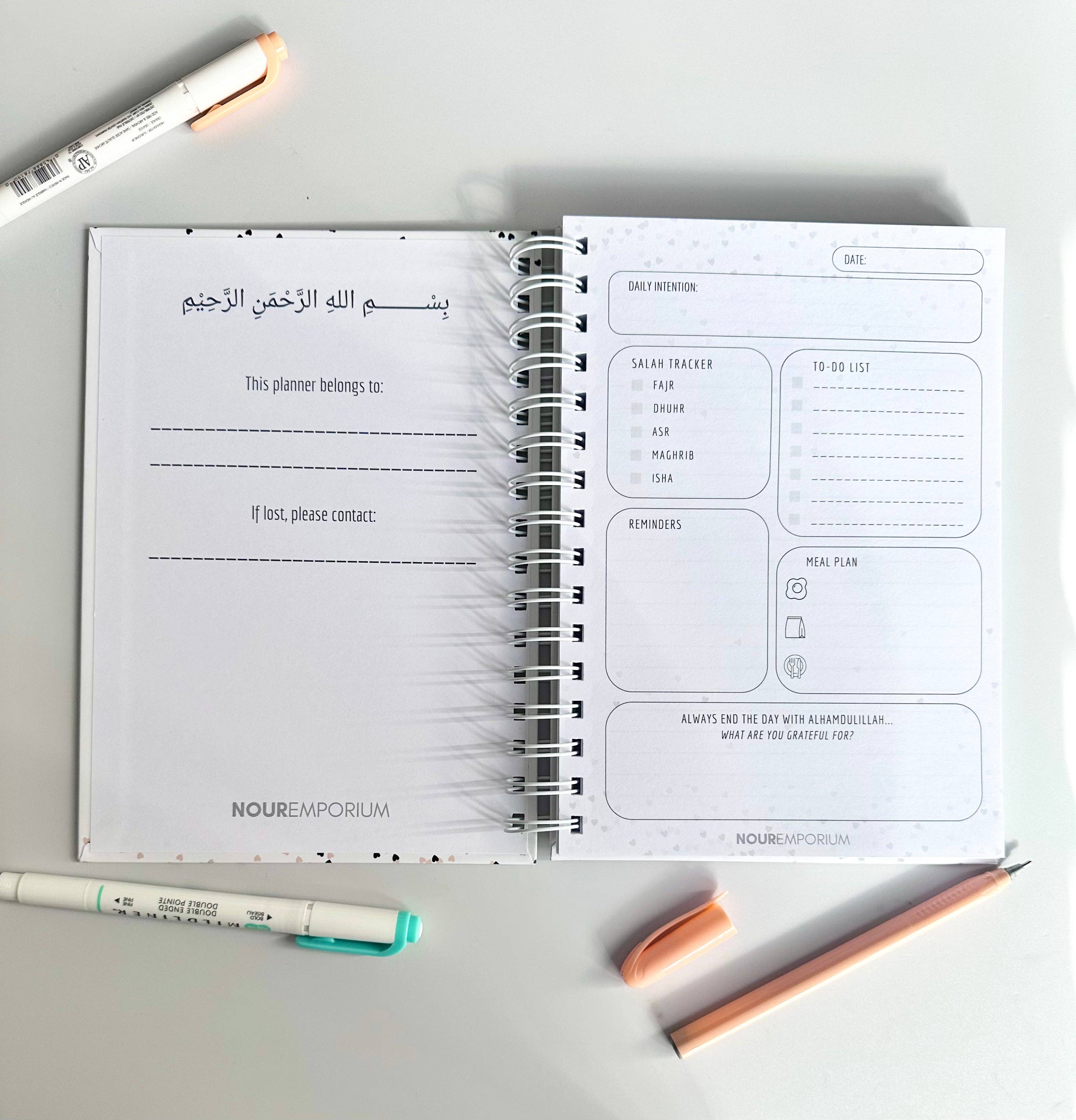 Nour Emporium - Wholesale Planner - Start with Bismillah 90-Days Daily Planner4