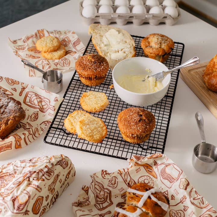 Bee's Wrap - Wholesale Food Storage Wrap/Bag - New! Bakery Lane - Cut-to-Size Roll4