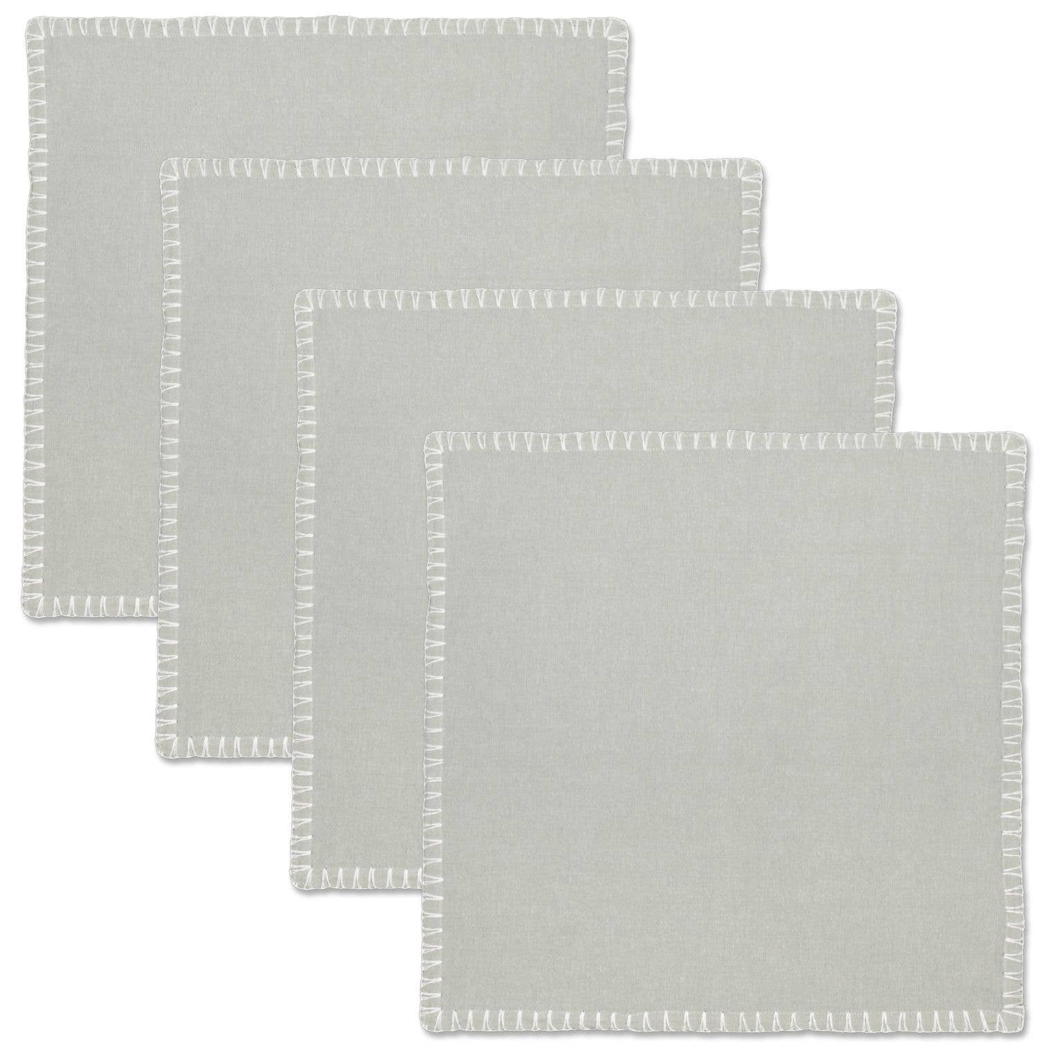 Heritage Lace - Wholesale Dinner & Cloth Napkin - Haven 17x17 100% Cotton Mist Blue  Napkin Set of 41