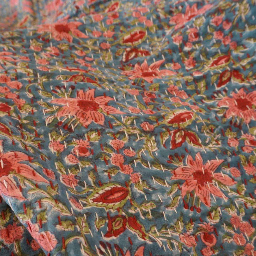 Claire Beaugrand - Wholesale Quilt - "Joy" printed cotton bedspread2