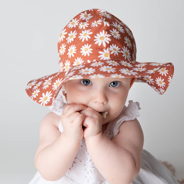 Huggalugs - Wholesale Sun Hat - Kids - Ginger Daisy Sunhat UPF 50+ Baby & Toddler4
