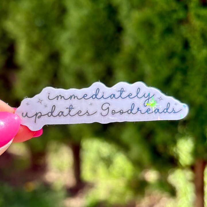 Aggiorna immediatamente l'adesivo di Goodreads per la vendita all'ingrosso da parte di Awfullynerdy.co