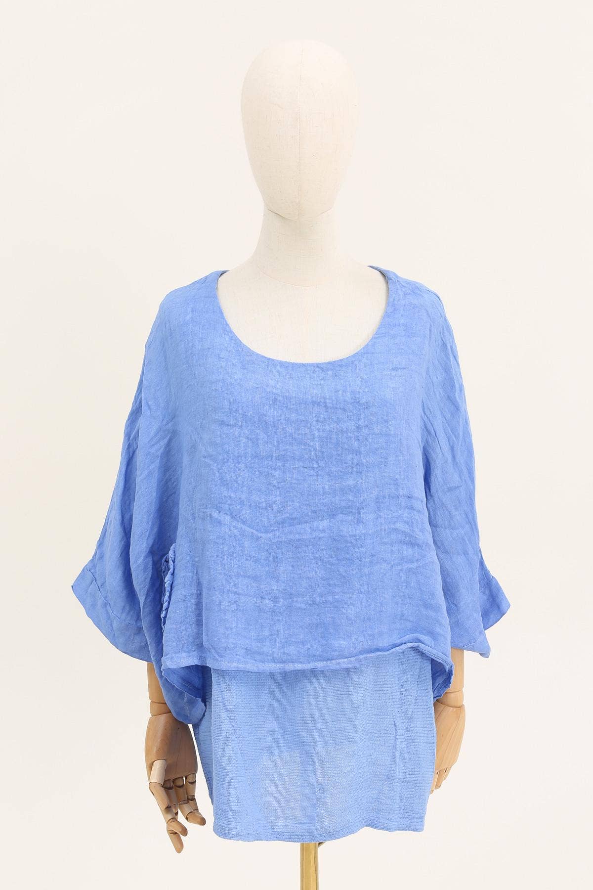 la maison des fibres naturelles - Wholesale Tunic - Women's - Linen tunic lined with cotton 87070 50% linen 50% cotton12