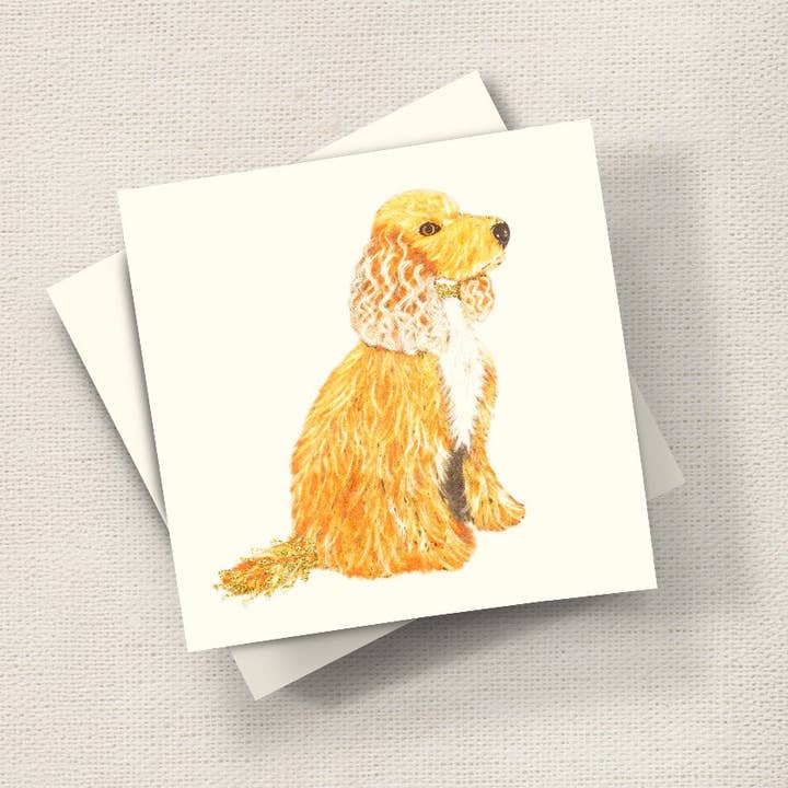 Cocker Spaniel (blond) pour la vente par English Graphics