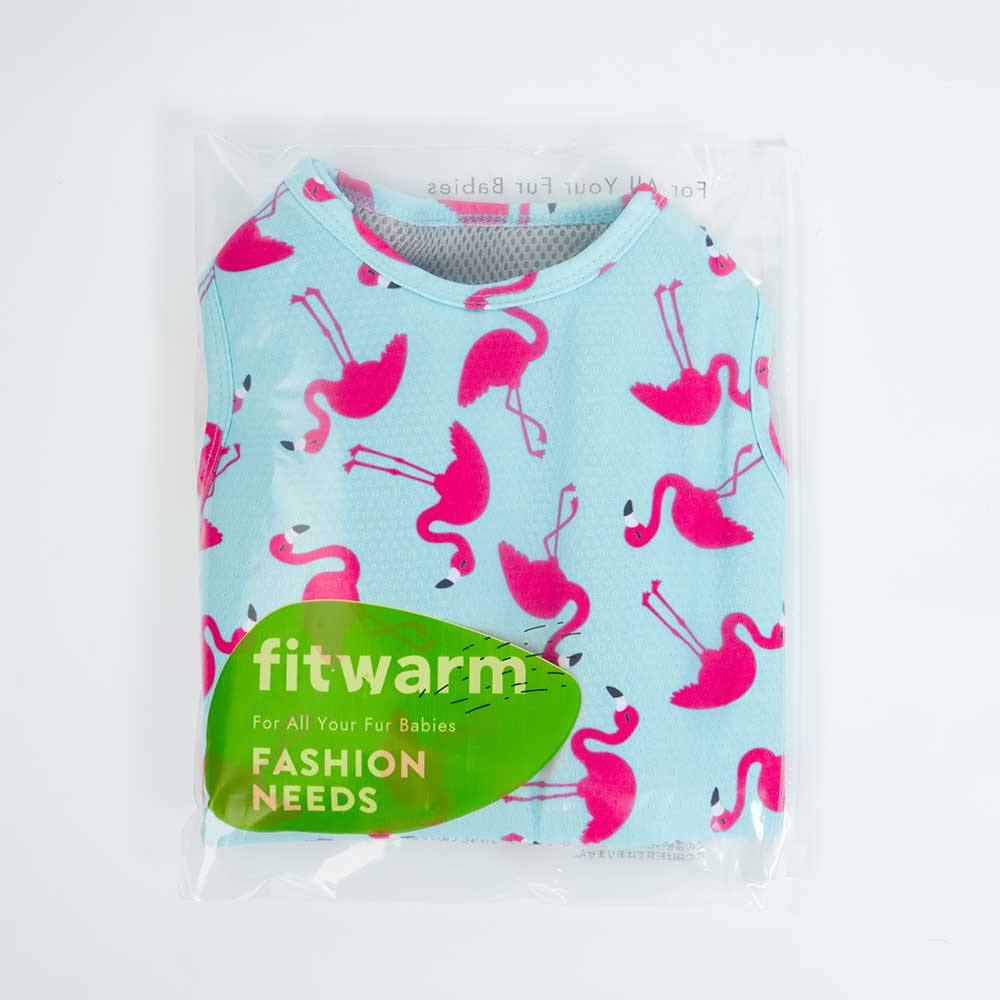Fitwarm - Wholesale Pet Vest - Dog - Flamingo Prints Dog Cooling Vest10