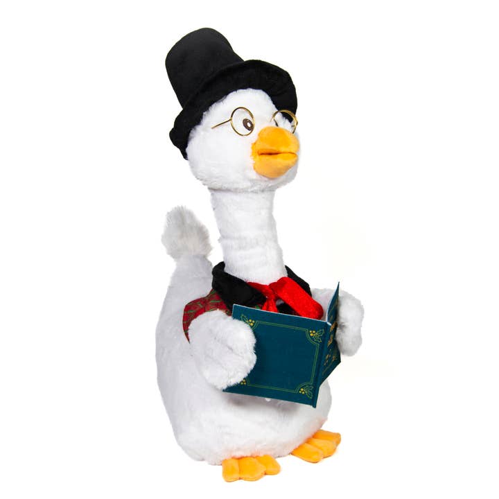 Cuddle Barn, Inc. - Wholesale Stuffed/plush toy – Kids & baby - Carolin' Father Goose (Animated Singing Christmas Plush Toy)5