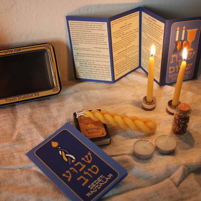 Ohr Judaica - Wholesale Travel Candles - Family Size Shabbat and Havdalah Travel Kit6