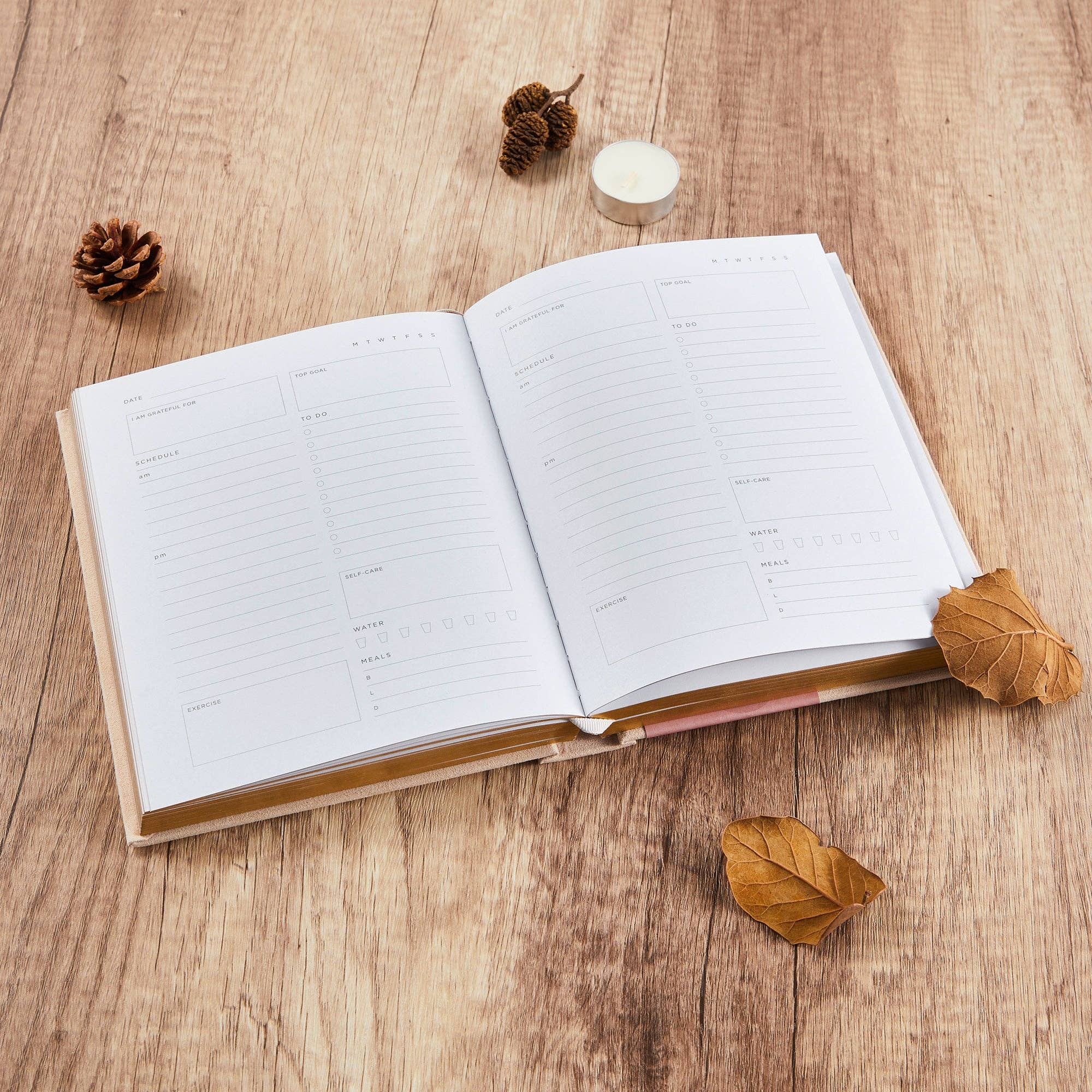 Myga - Wholesale Journal/Diary - Deluxe Self-Care Journal – Beige2