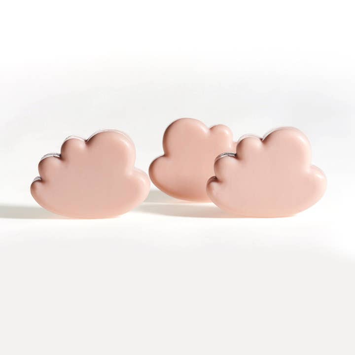 Dearsoap - Wholesale Bar Soap - Little Clouds - 3 guest soaps, rose