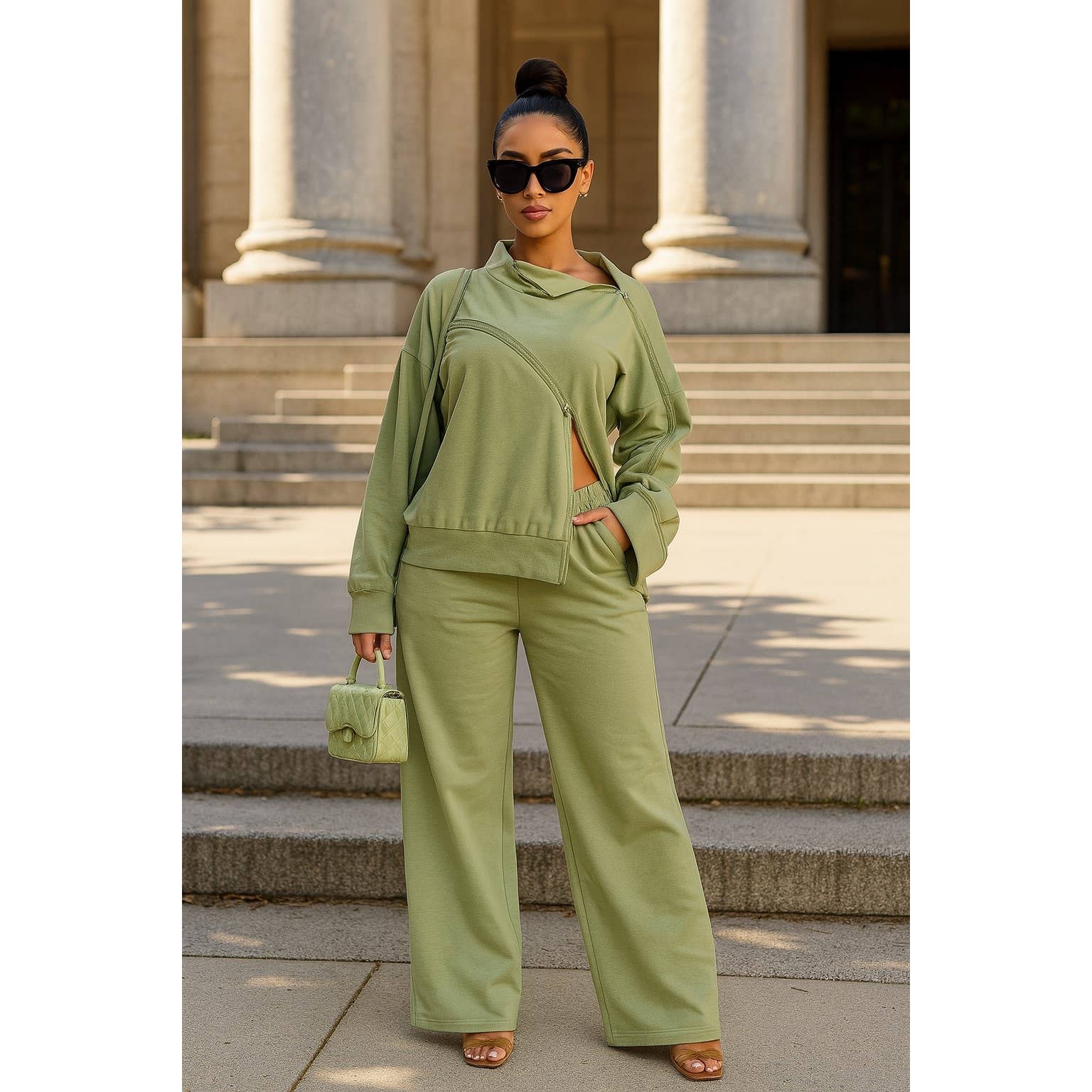 DORCAS - Wholesale Top & Pant Set (NOT Loungewear) - Women's - BAGGY PANTS SET6