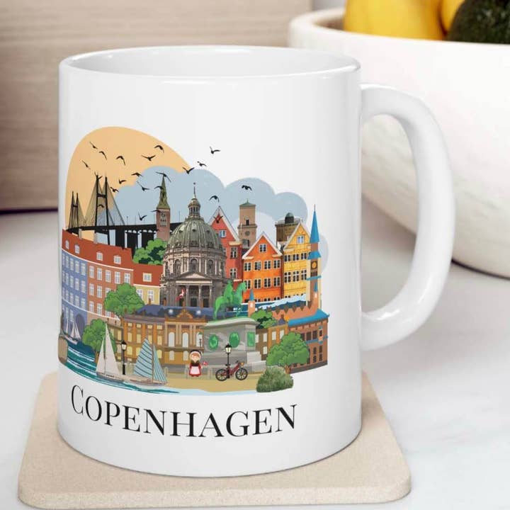 Tasse emblématique de Copenhague pour la vente par simply blessed shy