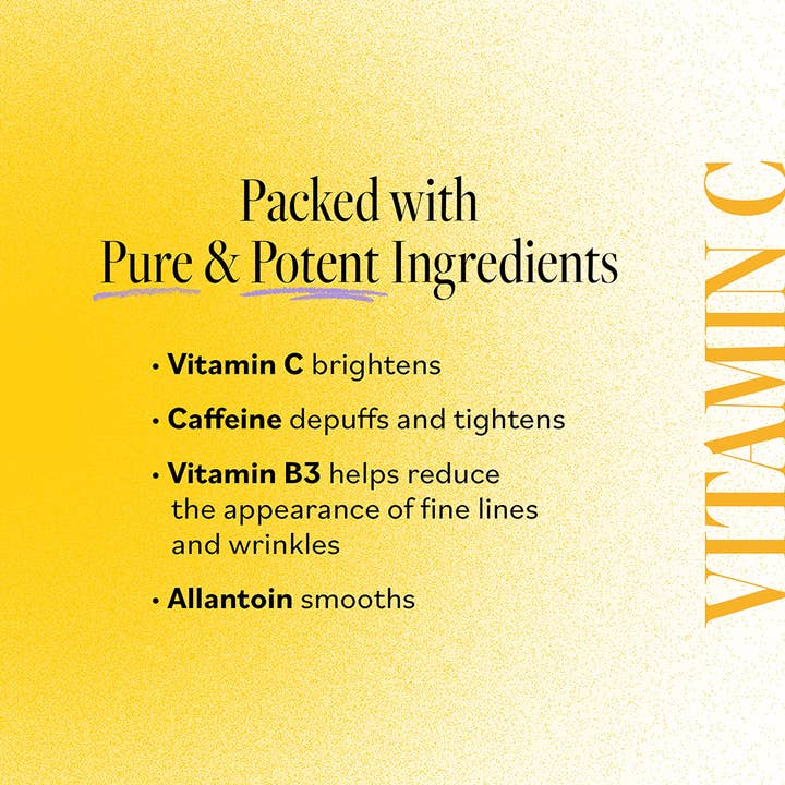DERMA E - Wholesale Eye Treatment Mask - Vitamin C Bright Eyes Hydro Gel Patches (60 pads)
