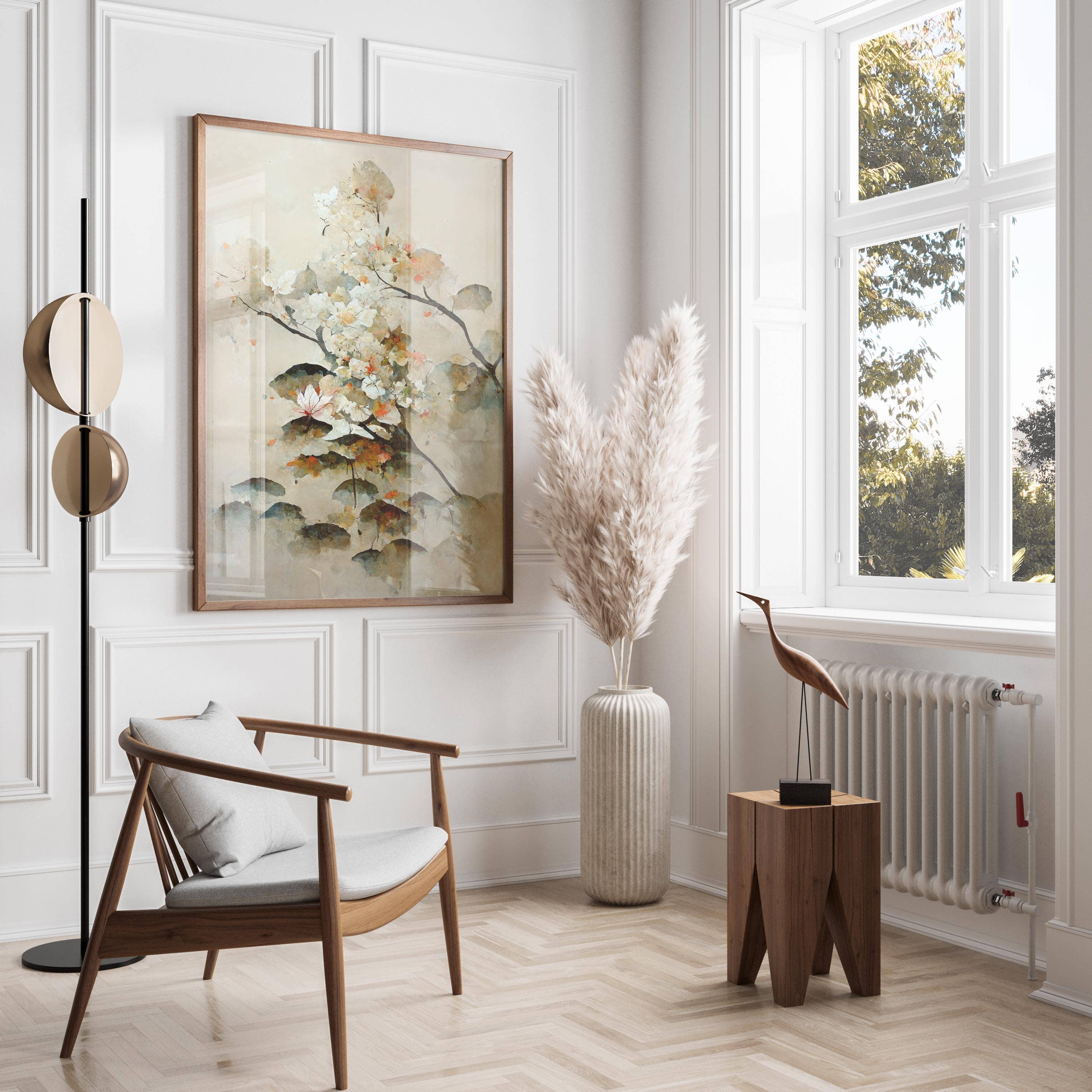 Eclectic Dreams Studio - Wholesale Art Print - Sakura Bloom Wall Art – Japandi Botanical Print – Wabi Sabi 5