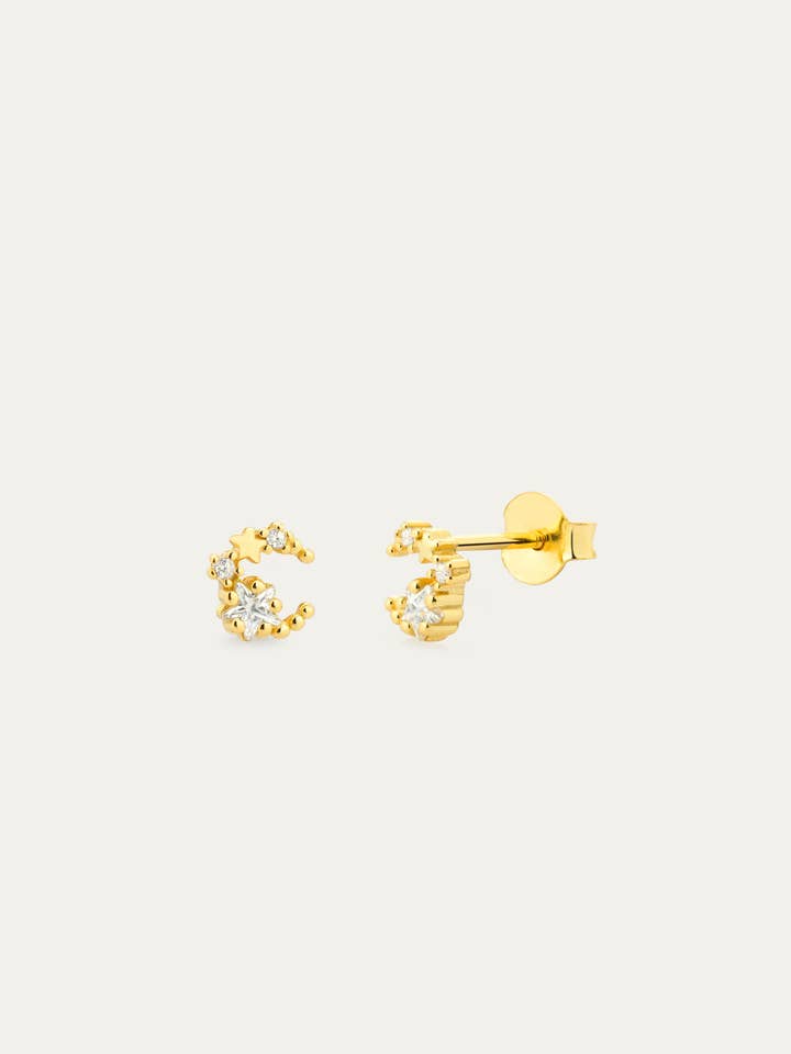 Misha Guld Øreringe for engroshandel hos FLOR DE MENTA JEWELRY