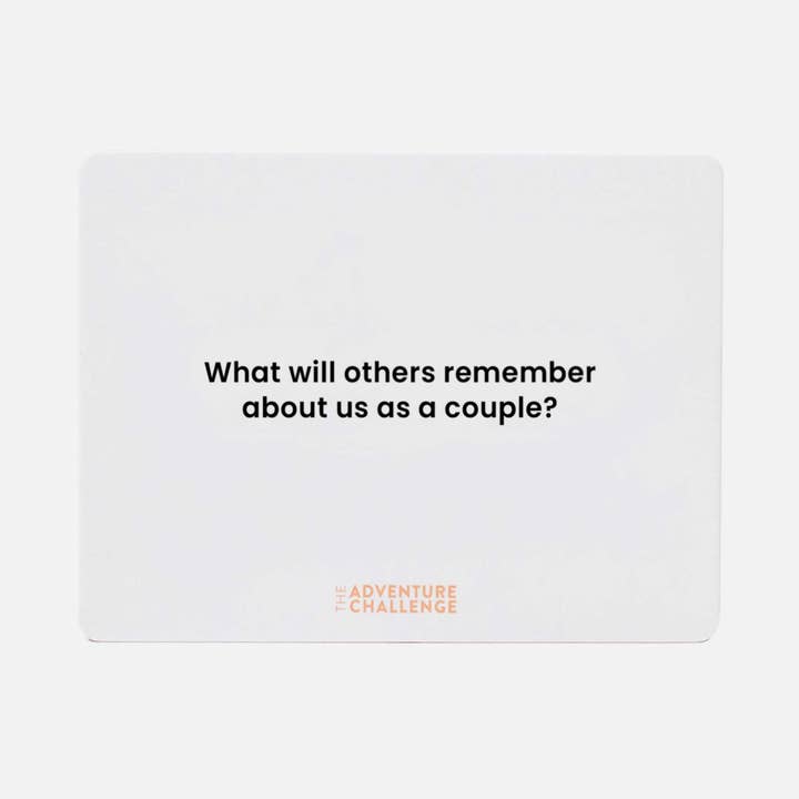 The Adventure Challenge - Wholesale Card Game - The Adventure Challenge Connection Questions for Couples