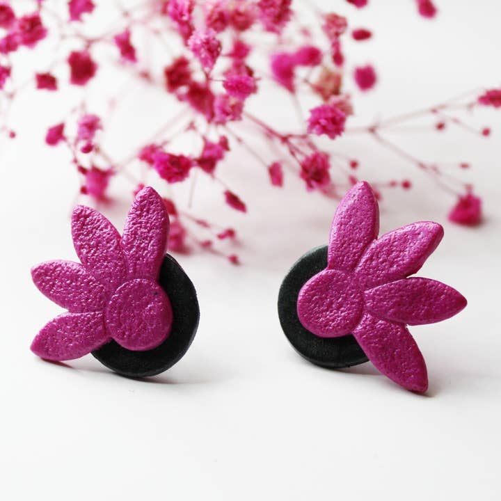 Elektrica Halv Flower Øreringe for engroshandel hos DisEM