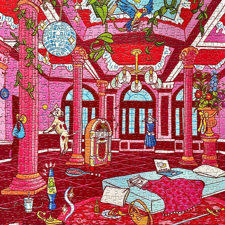 Mango Puzzles - Wholesale Puzzle - Adult - Baroque Girl | 1000-piece Puzzle for Adults | Artwork by Jules Monson