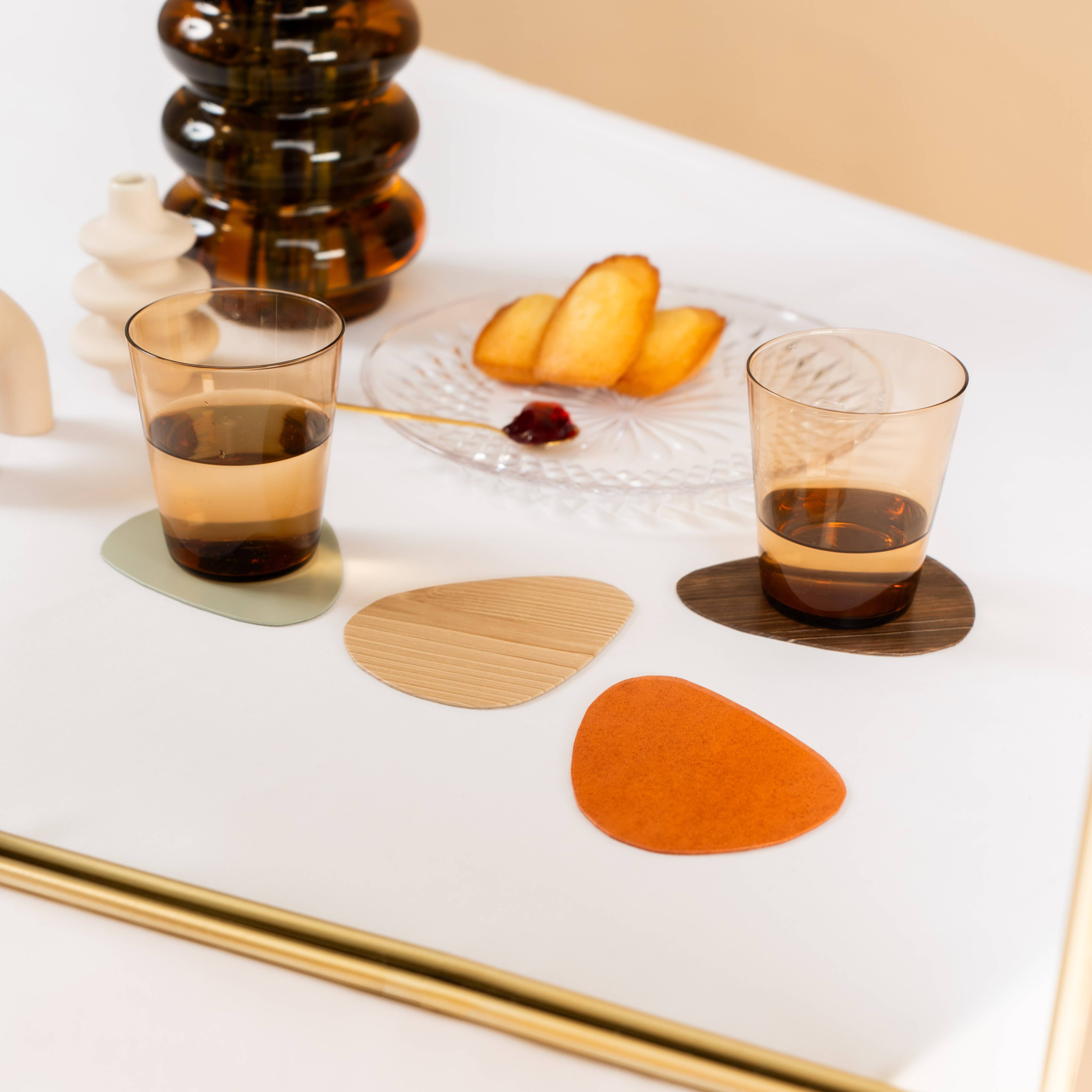 Leewalia – wholesale Underlägg – PEBBLE Underläggsset, 4-pack2