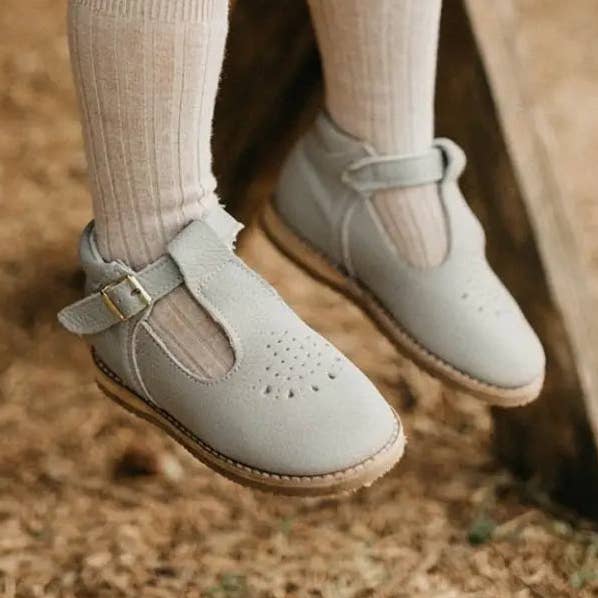 Greta T-Strap - Dove Grey for wholesale by Zimmerman Shoes