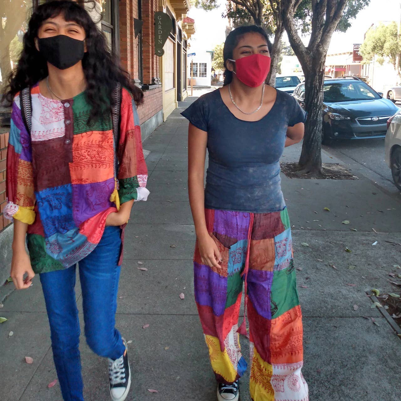 Jayli Clothing – wholesale Tunic – Women’s – Patchwork Rayon Prayer Long Sleeve Shirt, Lightweight3