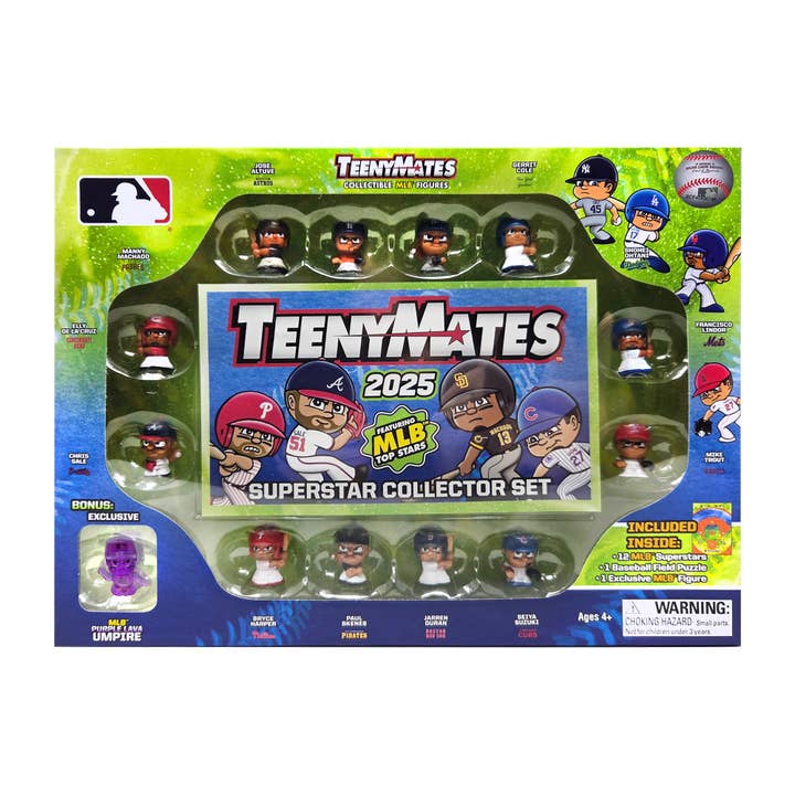 Party Animal, Inc. - Wholesale Toy Set - Kids - TeenyMates MLB Series 2025 Gift Set