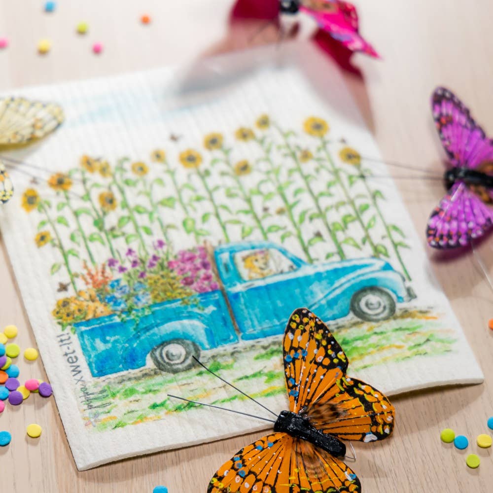 Wet-it! - Wholesale Dishcloth - Sunny Summer Swedish Cloth1