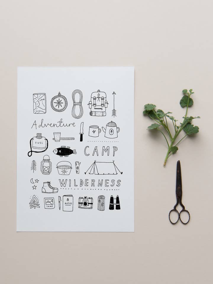 L'aventure dessinée à la main vous attend pour la vente par Ryn Frank