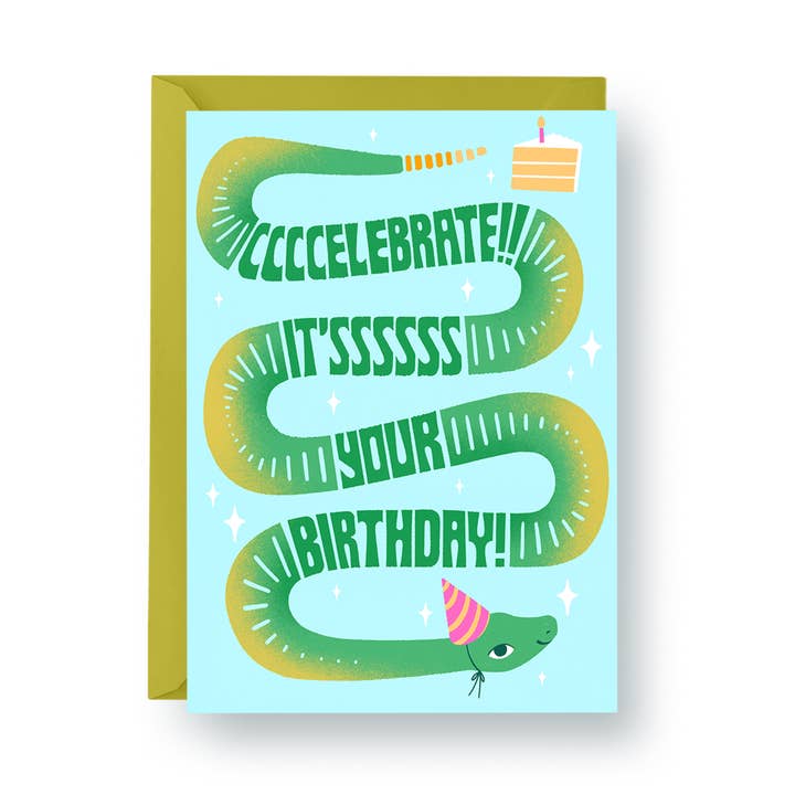 Celebrate! It's Your Birthday - A2 Card for wholesale by hey, alissandra