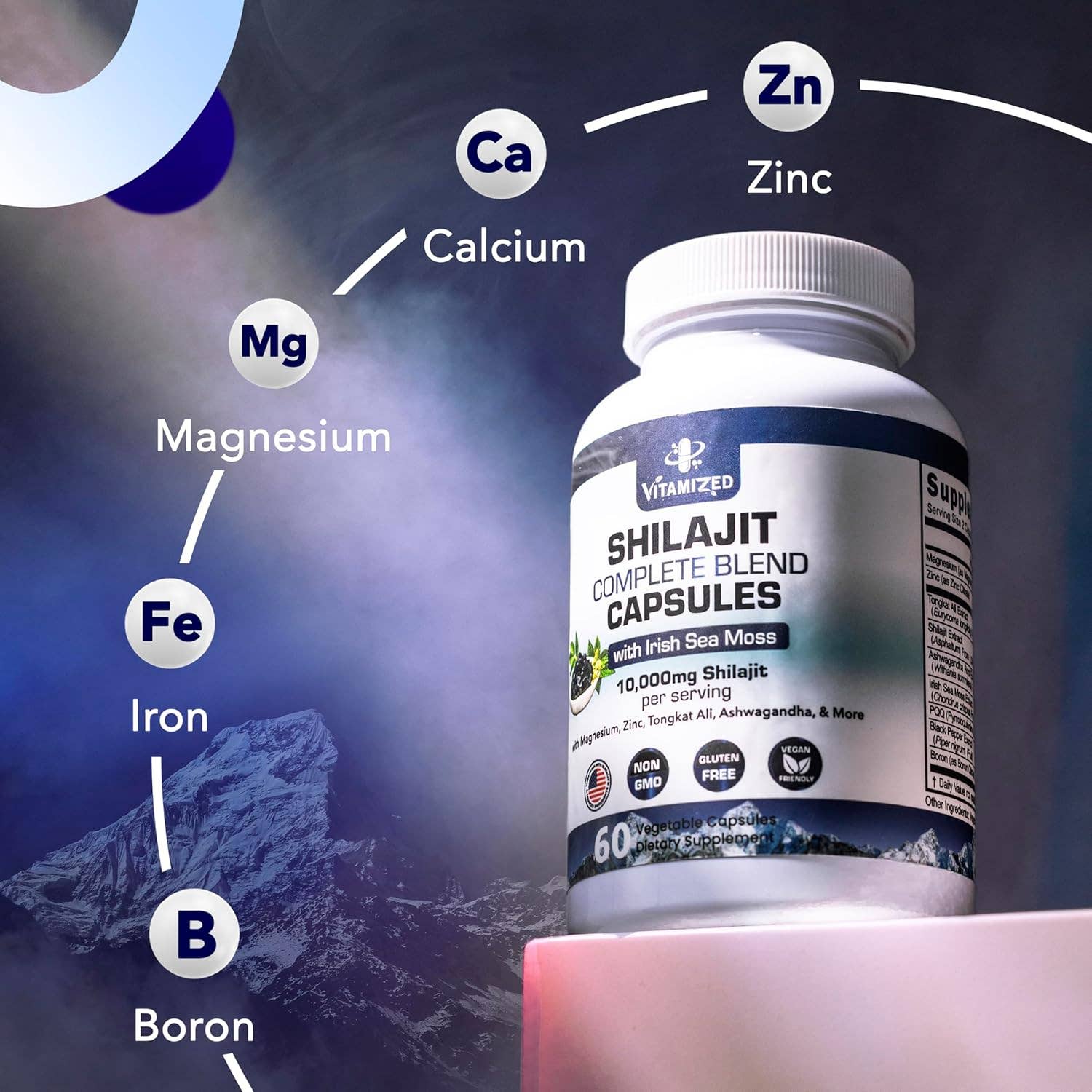 Vitamize inc - Wholesale Oral Supplement/Vitamin - Pure Himalayan Shilajit Blend - Boost Stamina & Athleticis8