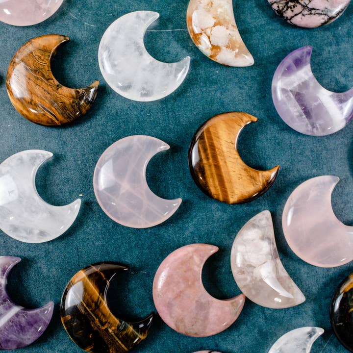Selene Stone – Engroshandel Spirituelle sten og krystaller – Krystal Lille Måne