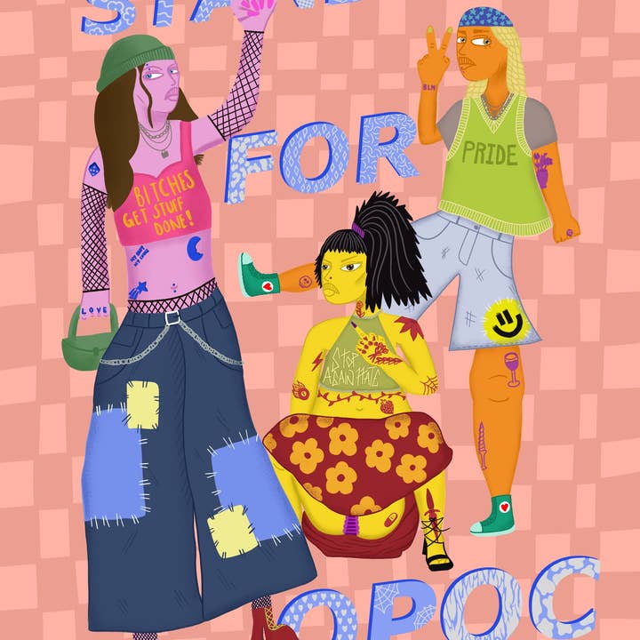 Stand Up for Queer People of Colour for wholesale by Boe Studios