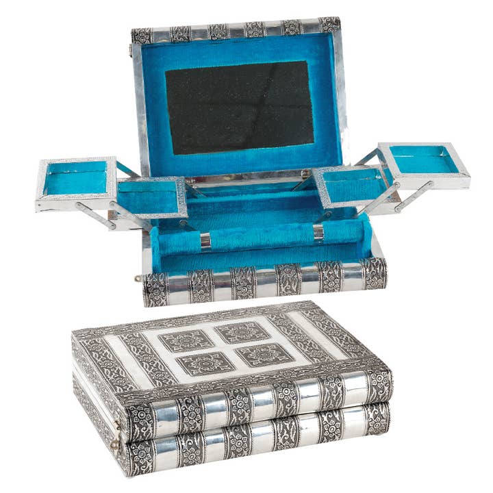 Tin Book Style Jewelry Box for wholesale by Benjamin International