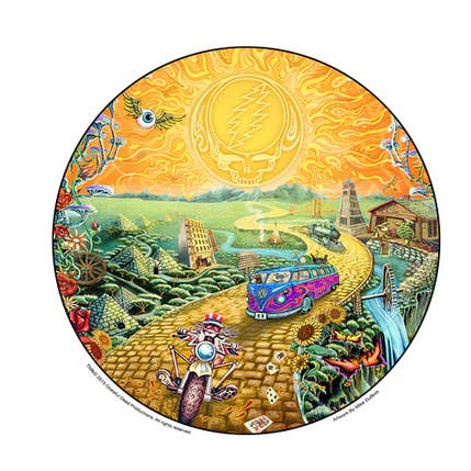 Gypsy Rose - Wholesale Sticker - The Grateful Dead The Golden Road Steal Your Face Sticker