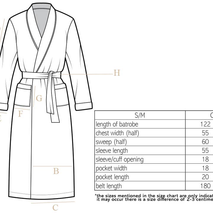 Tiseco - Wholesale Robe - Unisex - Bathrobe Cosy - microflannel5