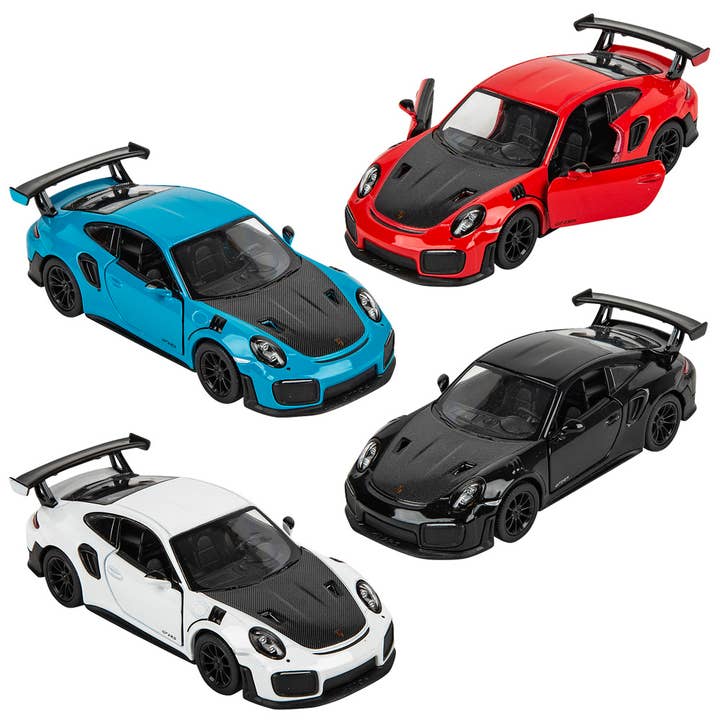 The Toy Network - Wholesale Toy Car/Truck - Kids - 5" Diecast Porsche 911 GT2 RS 12/Display2
