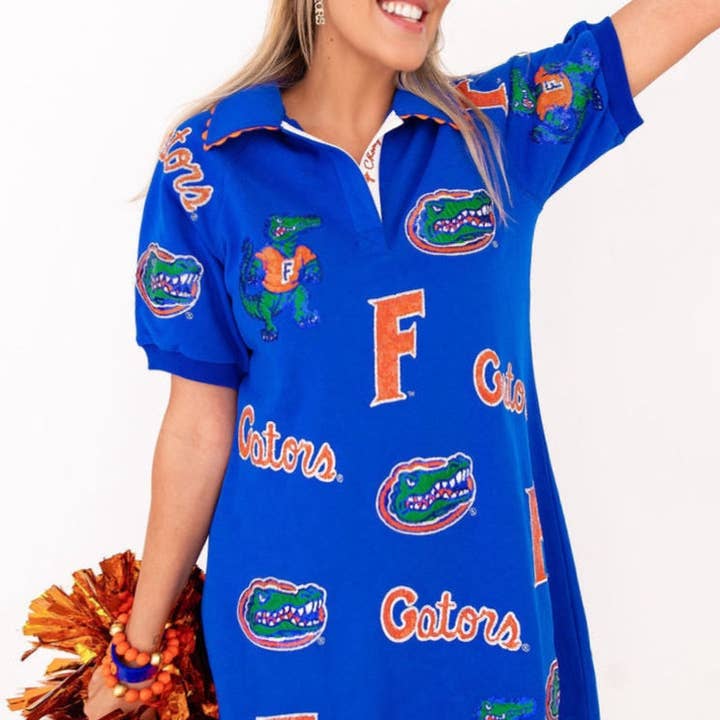 Robe à écusson avec logo de la Floride pour la vente par Brianna Cannon