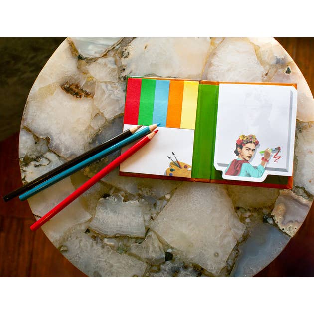 Unemployed Philosophers Guild - Wholesale Sticky Notes - Frida Reflections Sticky Notes