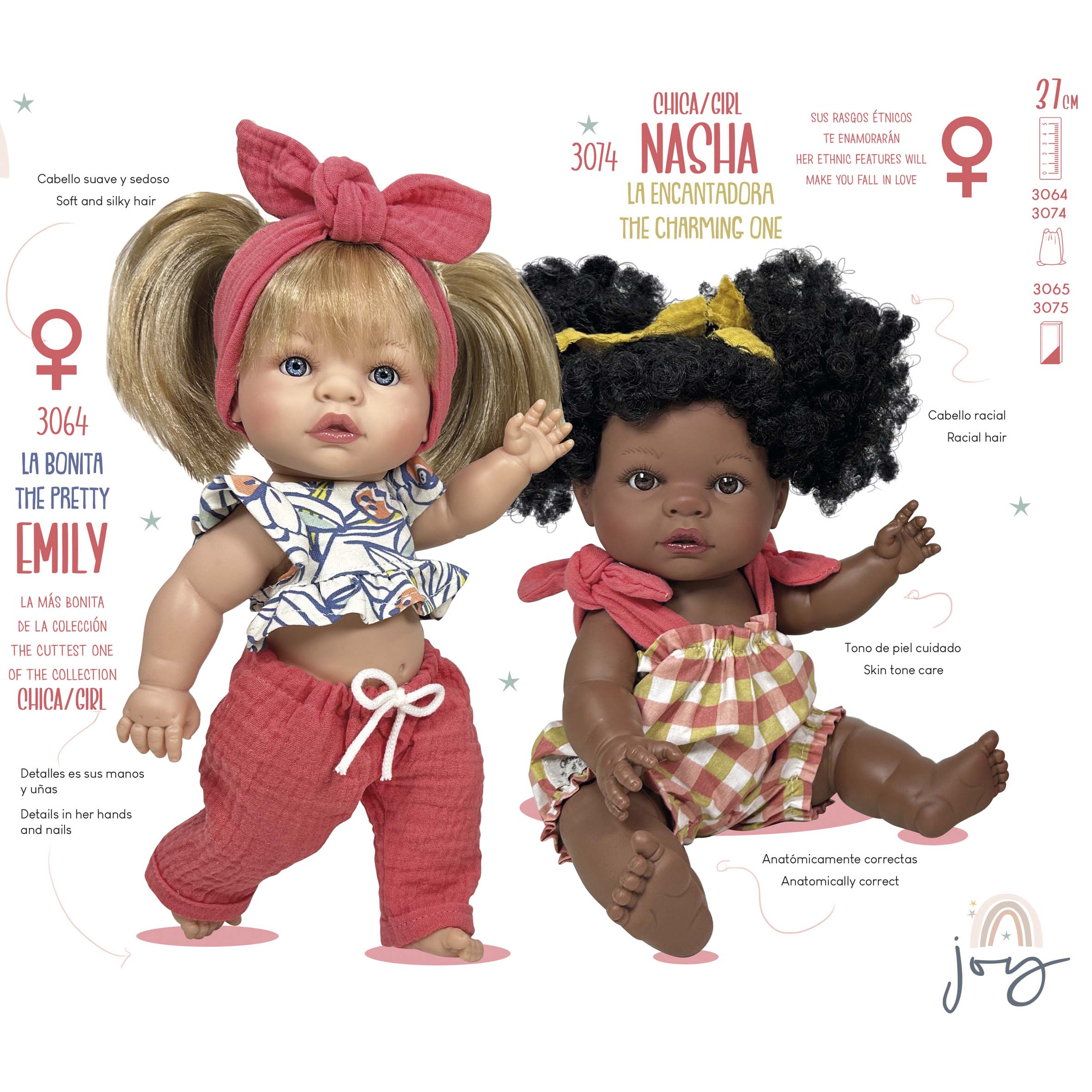 Nines Artesanals d'Onil Dolls - Wholesale Doll - Kids - JOY COLLECTION DOLL EMILY5