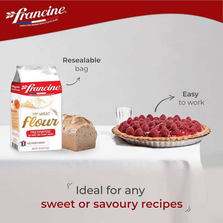 Think Distributors - Wholesale Flour - French All Purpose Wheat Flour - 2.2 lbs3