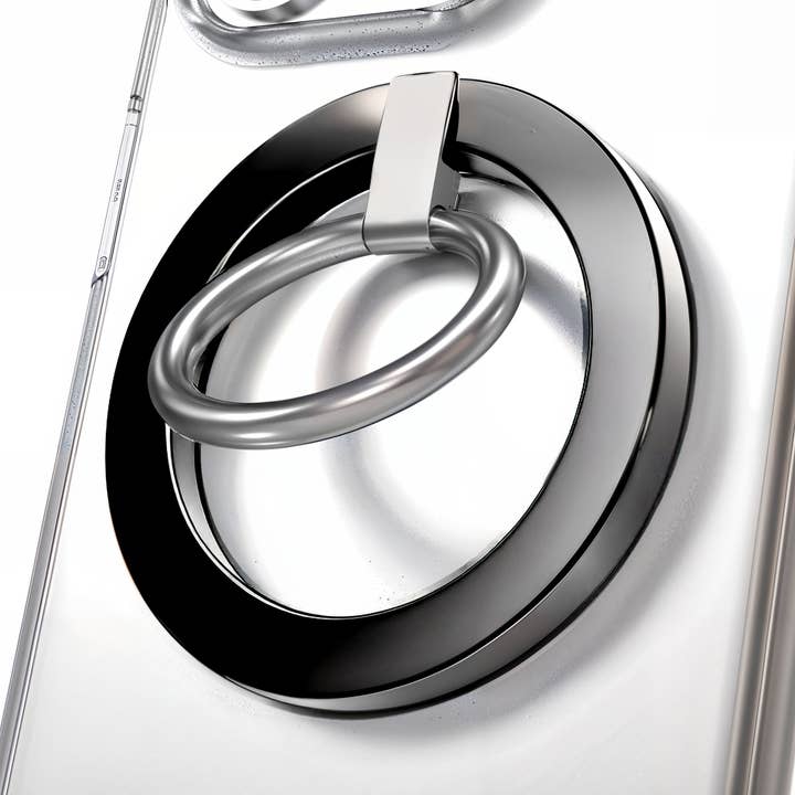 Twisted N Turquoise - Wholesale Phone Grip - Matte Black MagSafe Phone Ring0