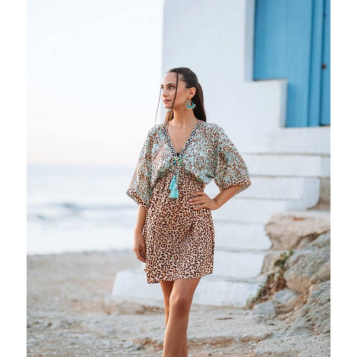 Multicolored Isla Bonita By SIGRIS Seychelles Dress for wholesale on Faire