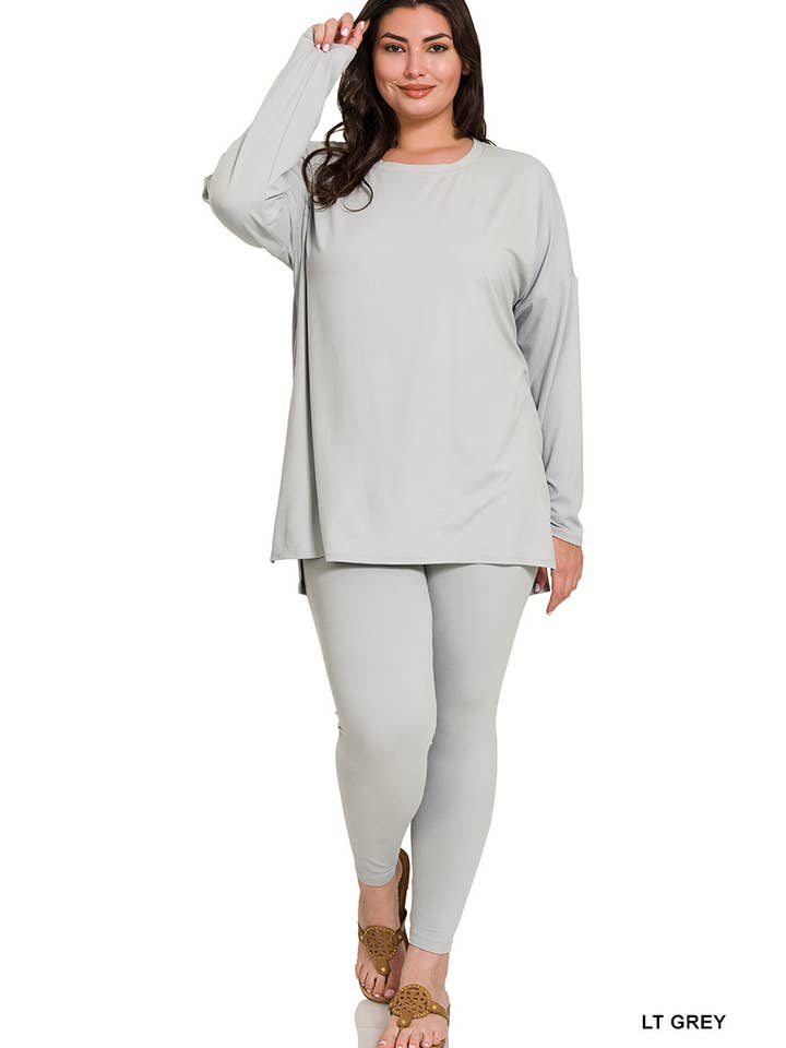 42POPS - Vente Ensemble de vêtements d'intérieur – femme - ".._ Ensemble de détente en microfibre Plus17