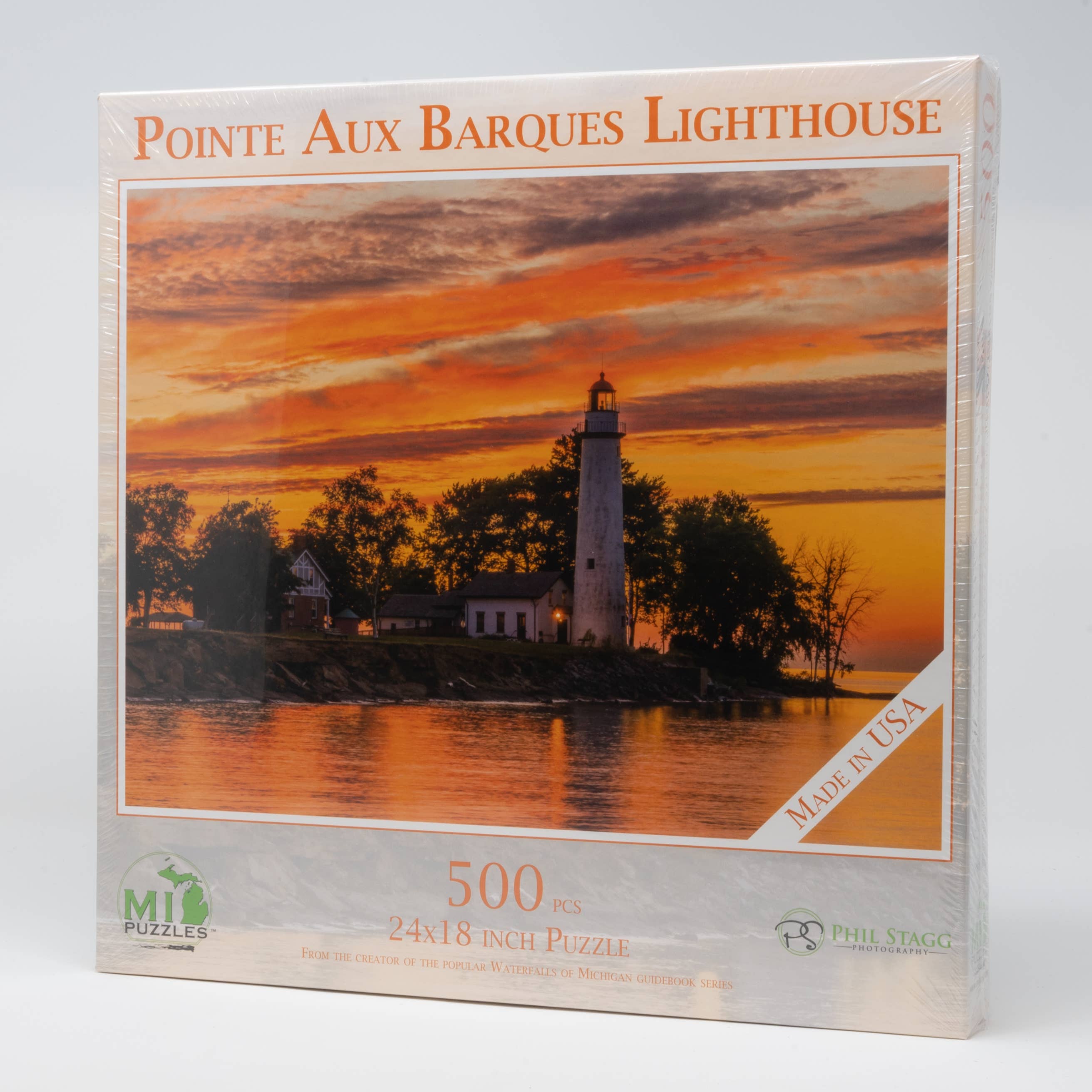 Phil Stagg Photography - Vendita all'ingrosso Puzzle - Adulti - Faro di Point Aux Barques - Puzzle da 500 pezzi1