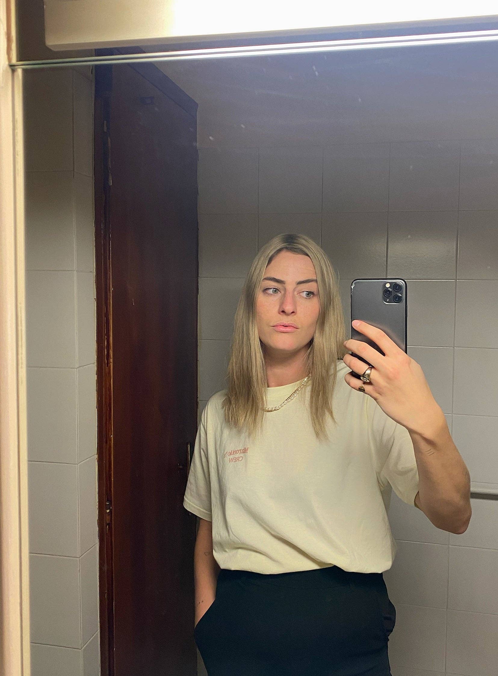 ESTHRZ THE LABEL - Wholesale Screen Printed T-Shirt - Unisex - Marcello's crew tee3