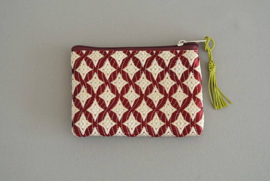High crafty – wholesale Coin purse – Women’s – Moroccan Fabric Pouch – Mini Size  Handmade “Moubla” Upholst6