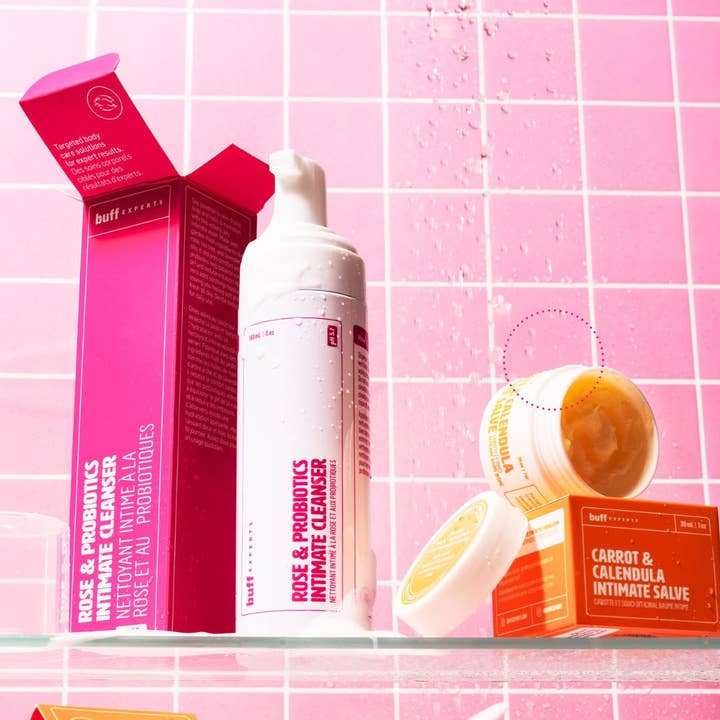 Buff Experts - 🇨🇦 - Wholesale Intimate Cleanser/Wipe - Rose & Probiotics Intimate Cleanser - Daily Feminine Wash5