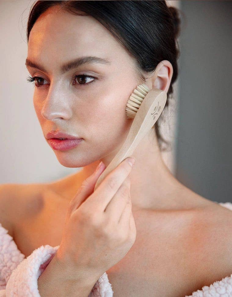 INOTKA - Vendita all'ingrosso Spazzola per il corpo - Set di spazzole secche vegane per drenaggio linfatico10