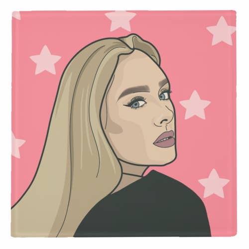 ART WOW – wholesale Coasters – Coasters 'Adele illustration star print'1