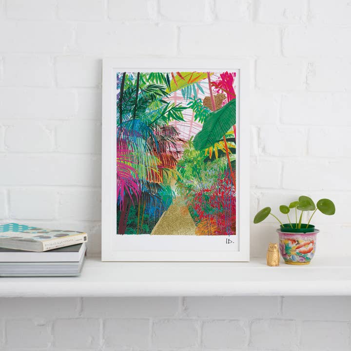 Wandbild „Inside Temperate House at Kew Gardens London“ für den Großhandel von I Drew This