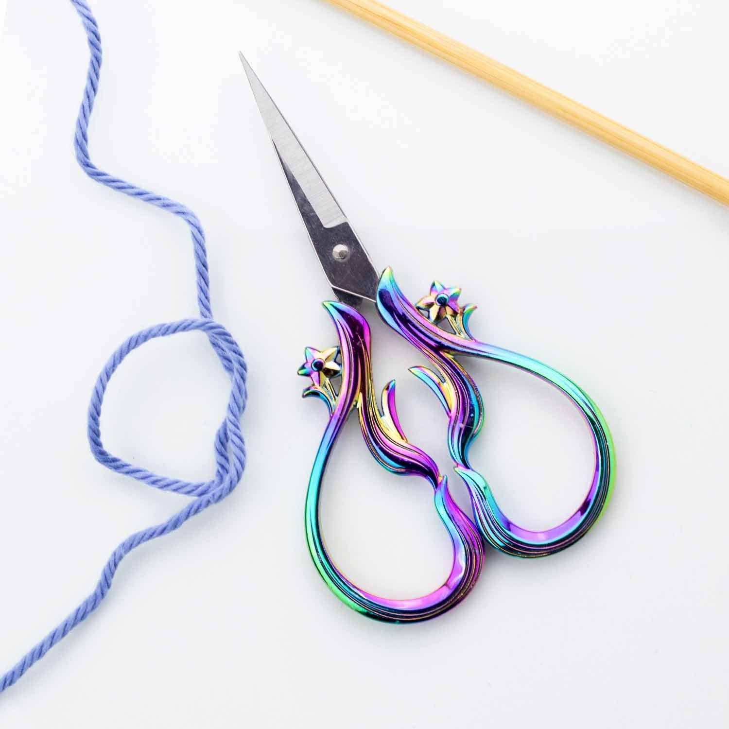 Twice Sheared Sheep - Wholesale Scissors - Star Dust Rainbow Embroidery Scissors1